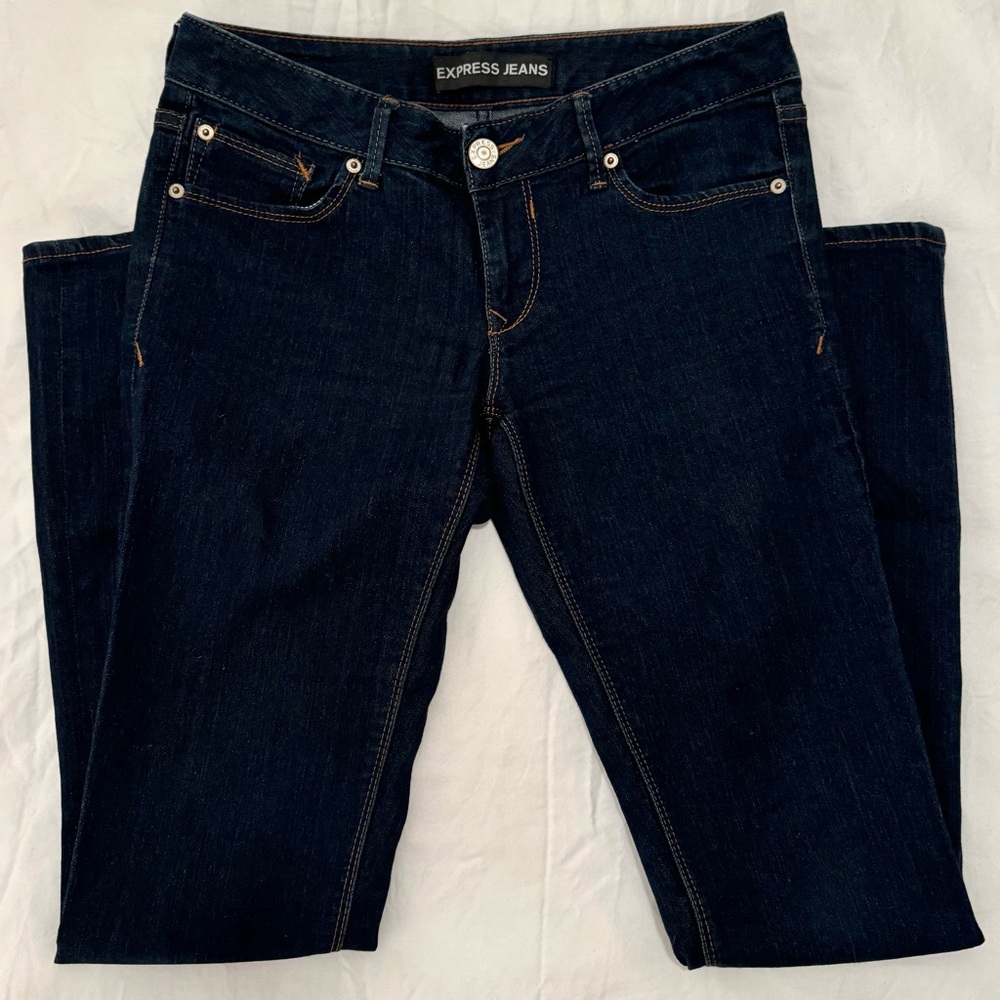 Express Jeans Women’s Denim Legging NWOT - Stella Low Rise - Size 4 Long